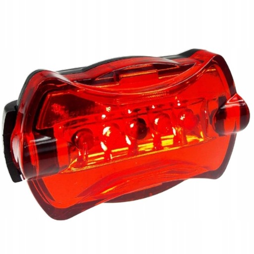 OSVETLENIE BICYKLA ZADNÁ BICYKELOVÁ LAMPA 5 LED