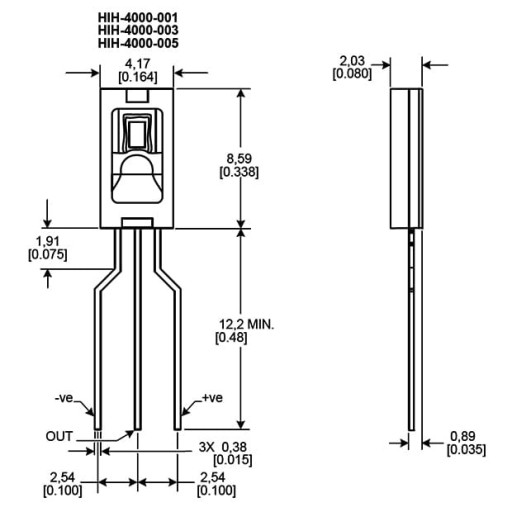 BC548B NPN Tranzistor 30V 0,1A 0,5W SIP3 - 5 ks