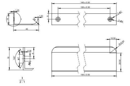 KĽÚČKA HRANA UA06 ELEKTROPOLISKA 64/84mm ZAHRAN. UA06-64-ELE-ZAO AMIX