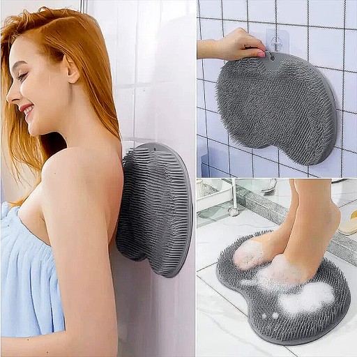 ZADNÁ UMÝVAČKA NA CHODIDLA SILIKÓNOVÁ KEFA NA UMÝVANIE VAŇA SPRCHOVÝ MASÁŽ