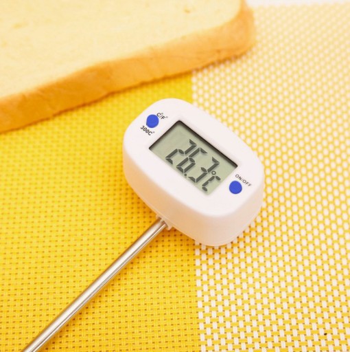 DIGITÁLNY ELEKTRONICKÝ KUCHYŇSKÝ TEPLOMER SONDA MÄSO VODA -50°C +300°C
