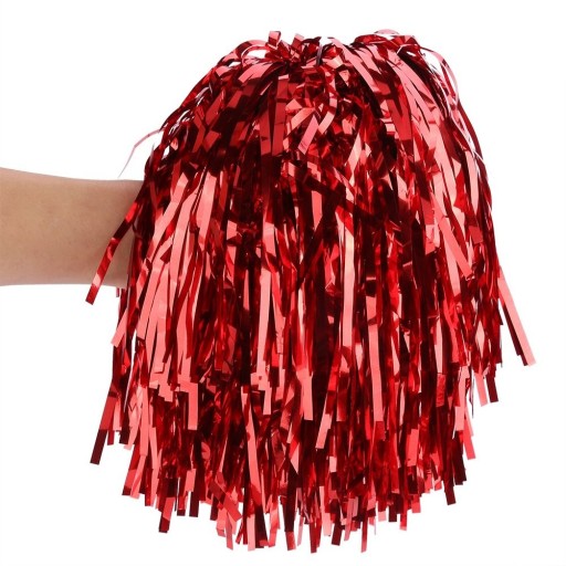 LESKLÉ POMPÓNY CHEERLEADER tanečnica 2 ks mix