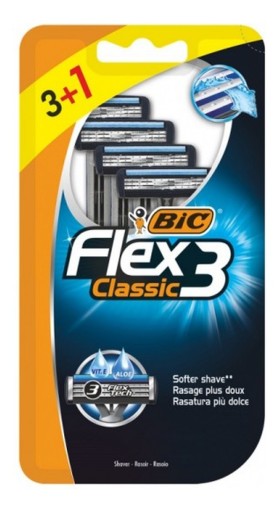 Bic Flex 3 Razor Blister 3+1