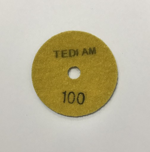 Leštiaci kotúč Leštiaci kotúč na suchý zips na kameninu 75 mm #100 TEDIAM