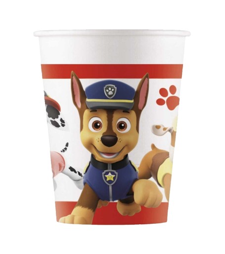 PAPIEROVÉ TANIERE Tlapková PATROL červená 8 ks