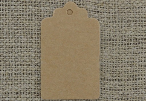Papierové štítky na šperky 50 x 30 mm 5 ks
