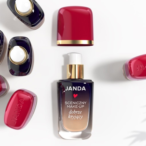 JANDA Krycí pódiový make-up 01 béžový Fluid