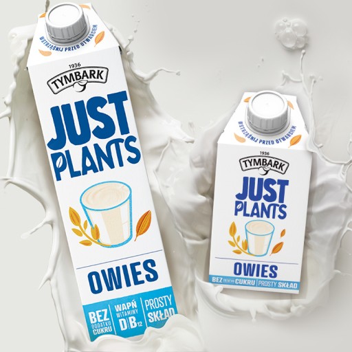 Rastlinný nápoj Oats Tymbark Just Plants 1l