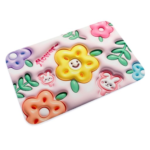 3D protišmykový absorpčný detský koberček do kúpeľne