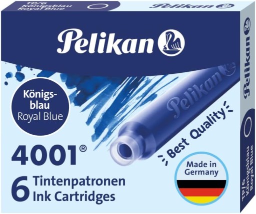 ŠTANDARDNÉ NÁPLNE PERE PELIKAN MODRÉ