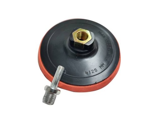 Brúsny kotúč na suchý zips 125 mm brúsky vŕtačky špongia + leštiaca plsť 6 mm