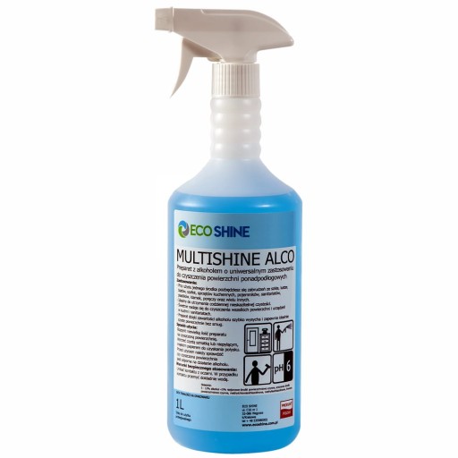 ECO SHINE MULTISHINE ALCO 1L na NÁBYTOK, SKLO, RTV...