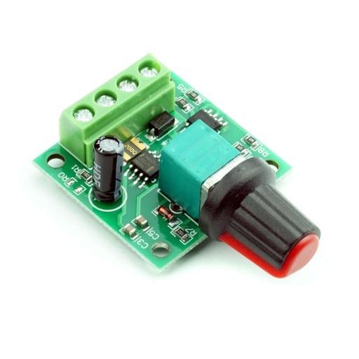 PWM regulátor otáčok motora 1,8V-15V 2A