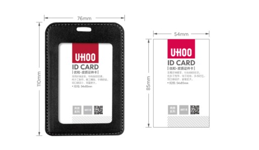 Puzdro na karty Lanyard UHOO 6838 RFID 54x85 Black