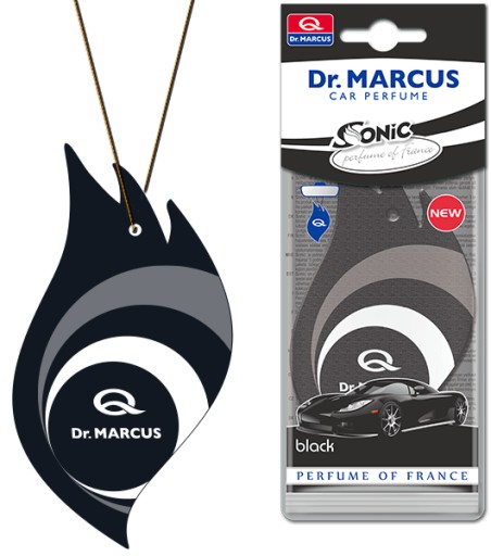 DR. Prívesok na osviežovač vzduchu Marcus Sonic čierny