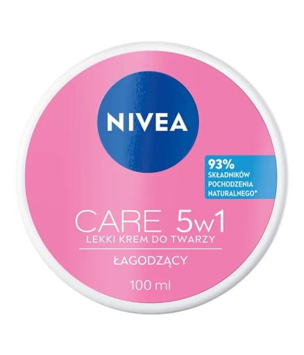 NIVEA Care 5v1 Ľahký pleťový krém Soothing Nourishing 100ml