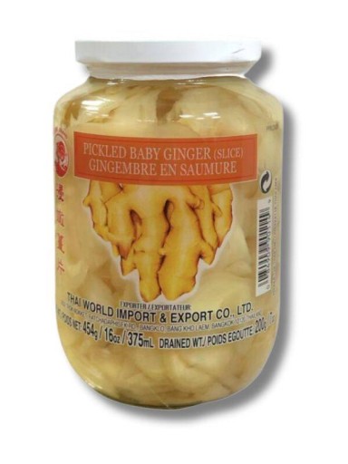 Nakladaný biely zázvor veľký sushi balíček snack z Thajska 454/200g