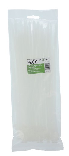KABELNÉ VIAZAČKY Biele 4,6X250