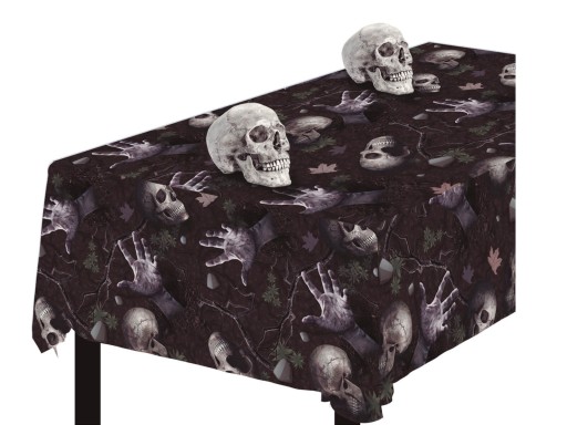 PLASTOVÝ OBUS CINTORÍN 137X274 CM HALLOWEEN