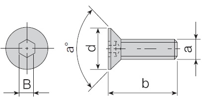Skrutkové náhradné diely AKKO AAV-07-M4.5X13