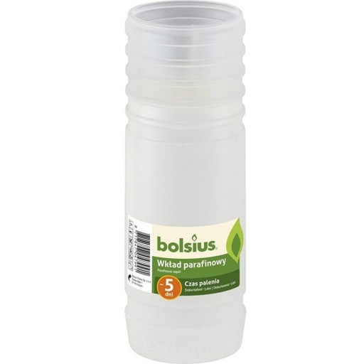 BOLSIUS PARAFÍNOVÁ NÁPLŇ 5 DŇOVÉ BALENIE 15 KS