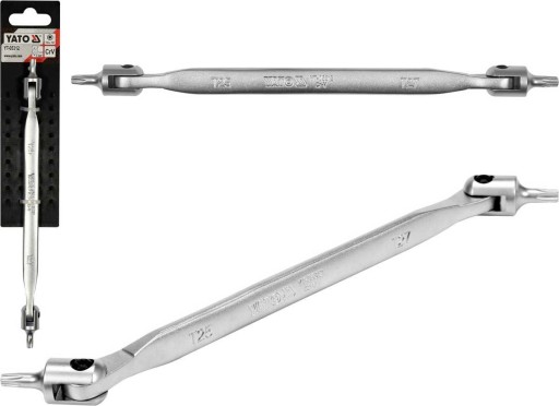 YATO KLUBOVÝ TORX KĽÚČ, rozsah 220° T25 x T27