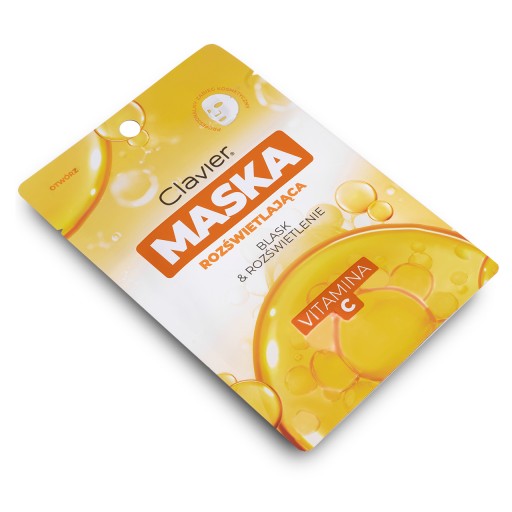 Clavier rozjasňujúca maska na tvár s vitamínom C