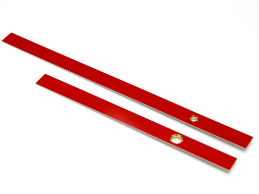 ČERVENÉ sekundové ručičky pre 117 mm hodiny