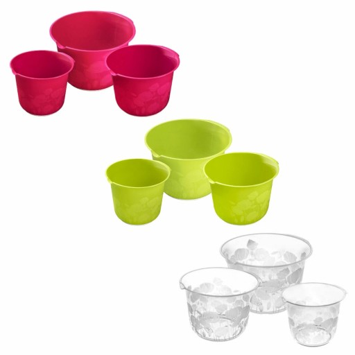 PLASTOVÁ MISKA na miešanie s odmerkou, 2 litre