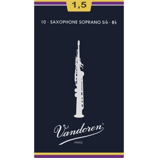Soprán saxofón jazýček, soprán 1,5 Vandoren Classic Blue SR2015 1 ks.
