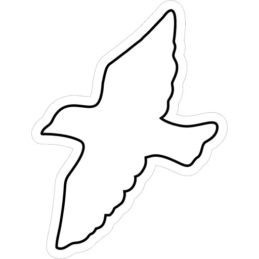 Vykrajovačka na sušienky Bird Nightingale Bird 6