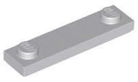 4x doska LEGO 41740, upravená 1x4 s 2 kolíkmi s drážkou