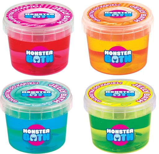 Marba Monster Želé do kúpeľa 100 g + hračka, mix farieb