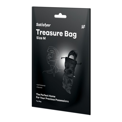 Satisfyer Treasure Bag M čierna