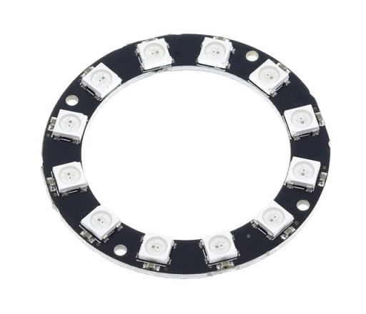 736 Ring 12 WS2812B 5050 RGB LED diódy