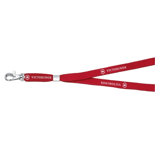 Victorinox 4.1879, šnúrka s poistkou, prívesok, červená