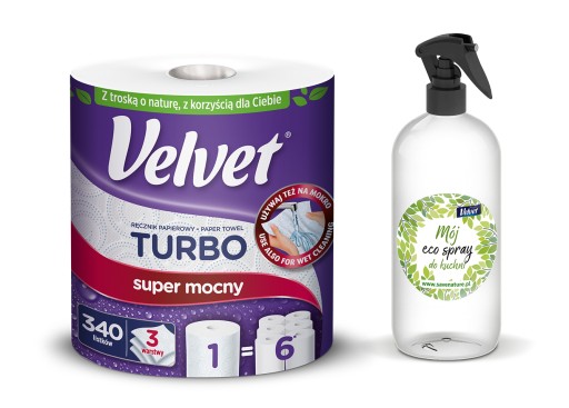 Zamatová papierová utierka TURBO 1 gigaroroll + ZADARMO