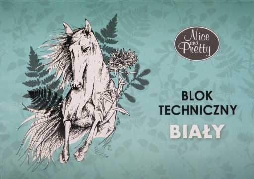 TECHNICKÝ BLOK, BIELY, FORMÁT A4, 10 LISTOV, KONÍKY