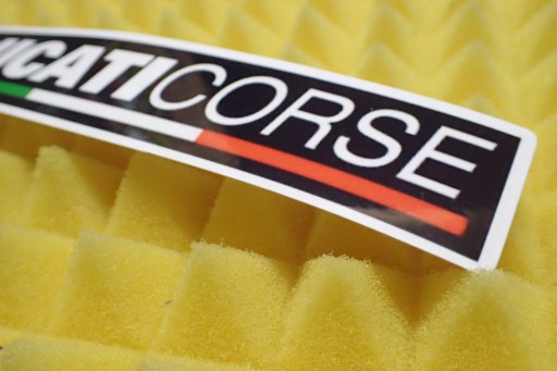 NÁLEPKA DUCATI KORSE NÁLEPKA 15,1 x 3 cm