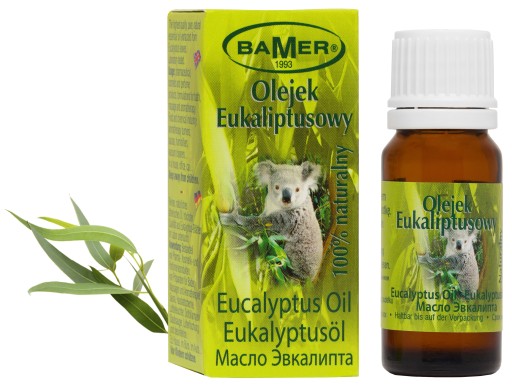 BAMER EUKALYPTUS ESENCIÁLNY OLEJ 100% PRÍRODNÝ
