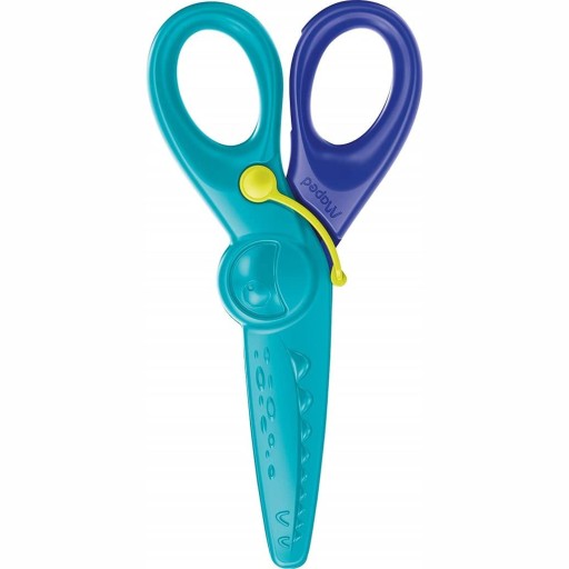 Nožnice so zarážkou, bezpečné pre školákov, MAPED plast 2+
