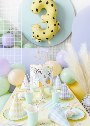 MINT papierové taniere 18 cm, 6 ks, pre ročné bábätko