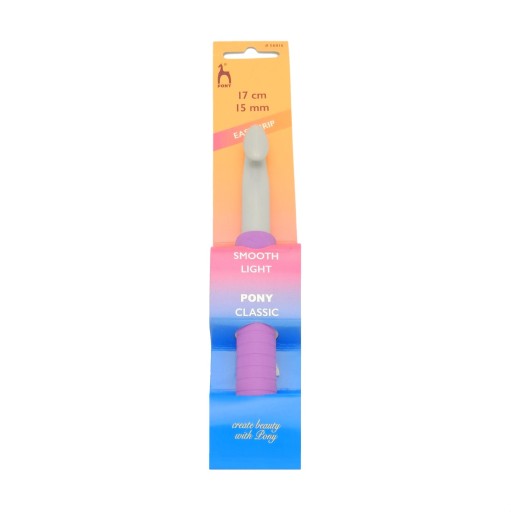 PONY EASY GRIP ergonomický háčik na háčkovanie - 15 mm