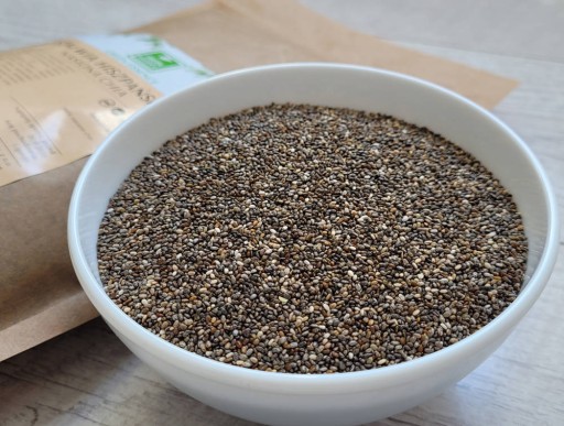 Čerstvá španielska šalvia 500g Chia semienka, čerstvé, prírodné, vysokej kvality