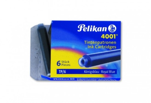 Náplne do plniaceho pera Pelikan 4001 modré