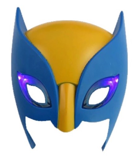 WOLVERINE SVIETIACA LED SUPERHERO MASKA