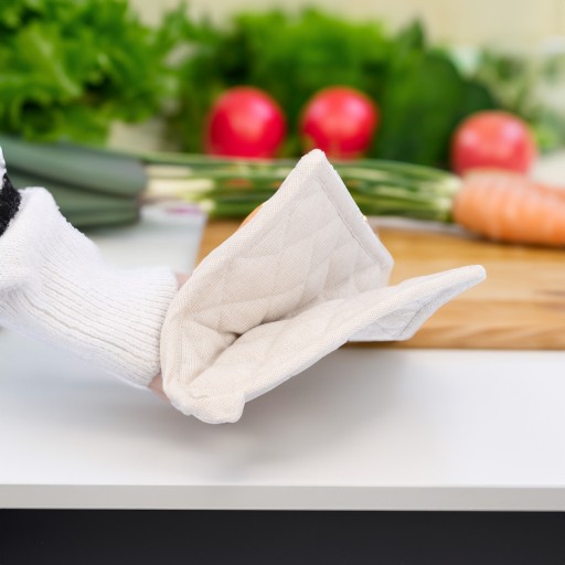 Bavlnená kuchynská rukoväť, ochranný chápadlo na hrnce, kuchynské chňapky