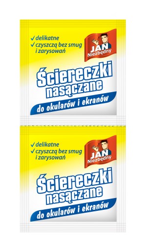 Jan Niezbędny Namočené handričky na okuliare 30
