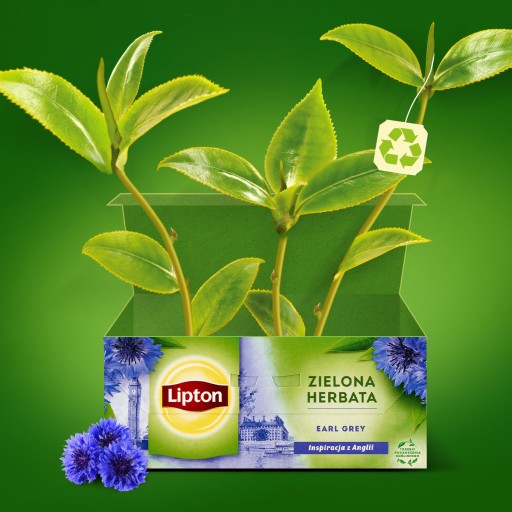 Lipton EARL GREY expresný zelený čaj 25 sáčkov 40g
