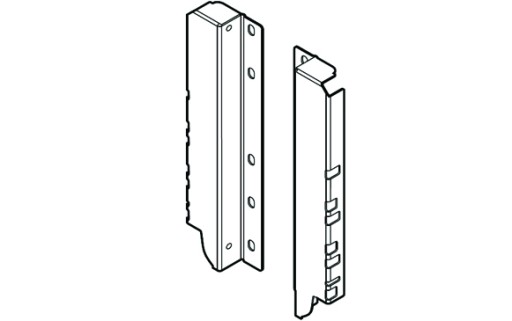 BLUM Tandembox Antaro zadná stena High D Grey